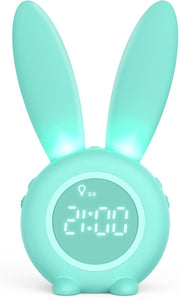 [RESIGILAT] Homealexa Ceas desteptator Iepure, Lampa de noptiera, Alb