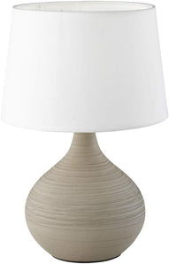 [RESIGILAT] Lampa masa Reality Martin ceramica cappuccino 20x20x29 cm
