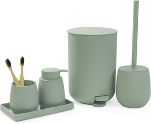 [RESIGILAT] Set Baie Verde, Organizator Modern, 5 Piese
