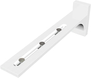 [RESIGILAT] Suport perete Flairdeco pentru sina perdea metal alb