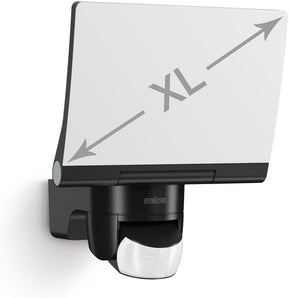 Steinel Spot LED XLED Home 2 XL S negru, 2124 lm, detector de mișcare 180°, 19.3 W, complet pivotant, proiector LED, 3000 K [clasa energetică E]