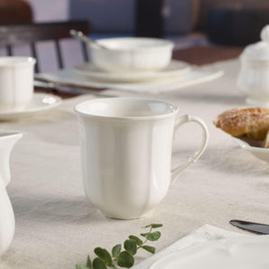 [RESIGILAT] Cana cafea Villeroy Boch Manoir, 300 ml, alb