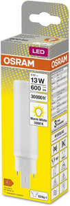 [RESIGILAT] OSRAM DULUX DE 13 Lampa LED G24Q1 6W 600lm Alb cald