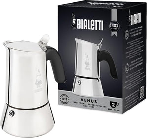 [RESIGILAT] Fierbator cafea Bialetti Venus 2 cani 85 ml Argintiu