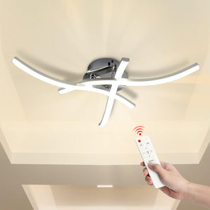 [RESIGILAT] Plafoniera LED 18W, 3 placi integrate, pentru living, dormitor