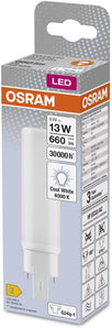 [RESIGILAT] OSRAM DULUX D/E 13, LED 6W 660 lumeni, soclu G24Q-2, alb rece