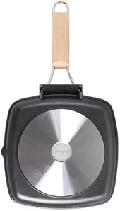 [RESIGILAT] Tigaie grill Risoli aluminiu negru 25 x 26 x 5 cm
