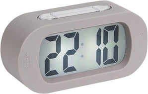 [RESIGILAT] Ceas alarma Gummy silicon gri H7 L14 D5 cm
