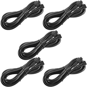 [RESIGILAT] Cablu prelungitor 2 PIN 2M alb cald impermeabil 5pcs