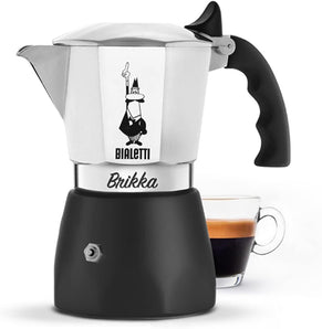 [RESIGILAT] Cafetiera Bialetti Brikka, moka pentru espresso, 4 cesti.