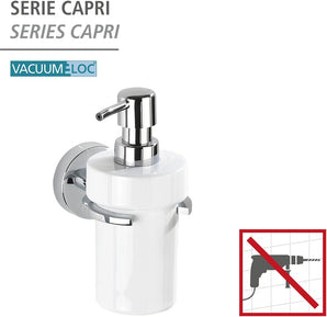 [RESIGILAT] WENKO Distribuitor sapun zinc ceramica 11,5 x 8,5 x 17 cm