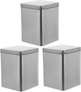 [RESIGILAT] Cabilock 3 recipiente din tabla, ermetice, 10x8cm