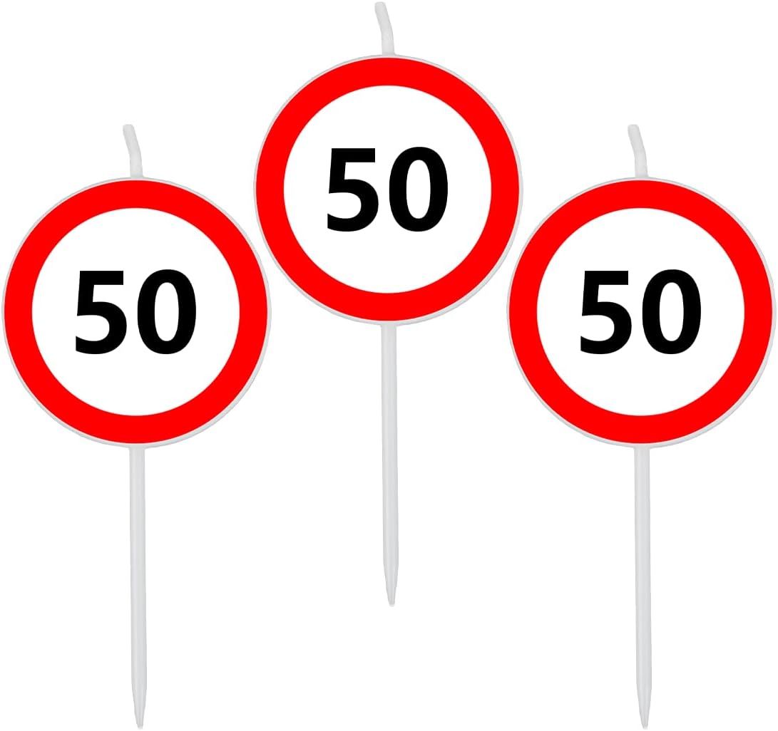 [RESIGILAT] Lumanari 50 Ani, Tort, Zi de Nastere, Aurii