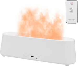 [RESIGILAT] Difuzor aromaterapie 300ml cu lumina si telecomanda alb