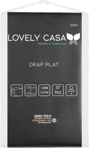 [RESIGILAT] Cearsaf Lovely Casa 180 x 290 cm bumbac Oeko-Tex fildes