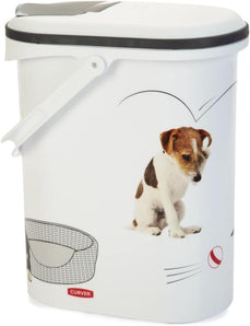 [RESIGILAT] Curver Recipient hrana 4 kg, Alb, Polipropilena