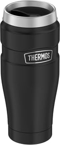 [RESIGILAT] Thermos Stainless King, 0.47L, negru mat, cana termos pentru cafea