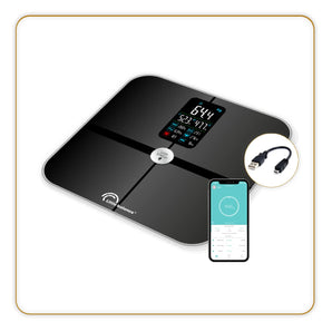 [RESIGILAT] LITTLE BALANCE 8415 USB impedantmetru sticla negru