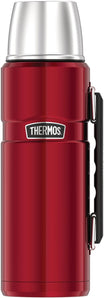 [RESIGILAT] Termos Thermos King, 1.20 l, otel inoxidabil, rosu, etans