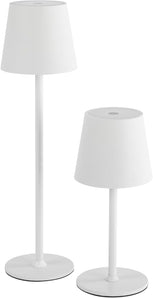 [RESIGILAT] Idena 50124, Lampa masa LED tactila, alba, reincarcabila