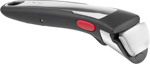 [RESIGILAT] Mâner detașabil Tefal Ingenio Premium Negru – Sistem 3 puncte, suport până la 10 kg, stivuibil, garanție 10 ani