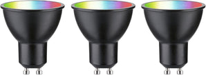 [RESIGILAT] Bec LED Paulmann GU10 3x350lm RGBW negru mat