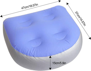 [RESIGILAT] Scaun gonflabil Booster, perna confortabila, albastru