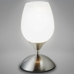 [RESIGILAT] Lampa de noptiera reglabila B.K.Licht E14 alb mat
