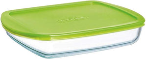 [RESIGILAT] Bol sticla Pyrex cu capac, dreptunghiular, 28x20 cm