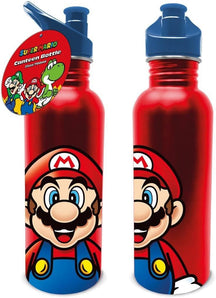 [RESIGILAT] Super Mario Sticla Apa Metalica 700ml, Negru, Produs Oficial