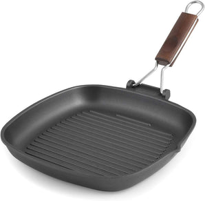[RESIGILAT] Tigaie grill Risoli aluminiu negru 25 x 26 x 5 cm