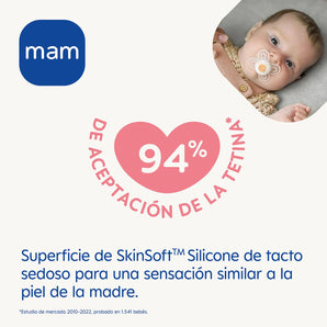 [RESIGILAT] MAM Perfect Start S188 - Suzeta silicon pentru bebelusi 0-2 luni