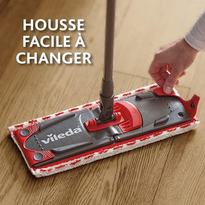 [RESIGILAT] Vileda Ultramax Rezerva mop microfibra alb/rosu 2 bucati