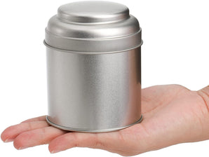 [RESIGILAT] Set 6 Containere pentru Ceai Vrac, 50g, cu Capace Etanșe Argintii