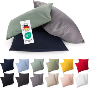 [RESIGILAT] Husa de perna 50x50 cm galben set 2 100 bumbac jersey