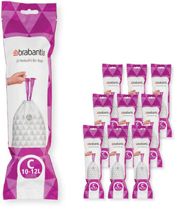 [RESIGILAT] Brabantia PerfectFit, Saci gunoi grosi, dimensiune C, 200 bucati