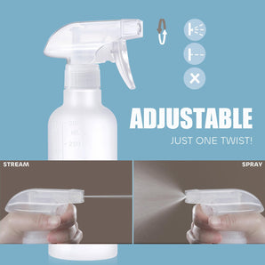 [RESIGILAT] Sticle pulverizare 283 ml, reglabila, pentru curatare, pachet 2