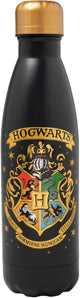 [RESIGILAT] Sticlă termos Harry Potter Hogwarts, 500 ml, oțel inoxidabil, negru, menține băuturile calde/reci