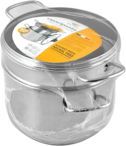 [RESIGILAT] ROYAL NORFOLK Oala paste inox, 20 cm, cu capac