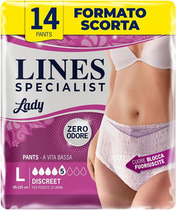 [RESIGILAT] Pantaloni absorbanti Lines Specialist L, 14 bucati