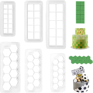 [RESIGILAT] Set 6 forme geometrice pentru prajituri