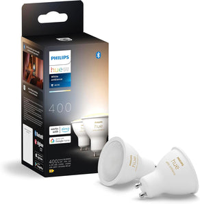 [RESIGILAT] Philips Hue White Ambiance GU10 LED 400lm 2-bucati