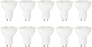 [RESIGILAT] Bec LED GU10 3 W alb cald 10 bucati clasa F