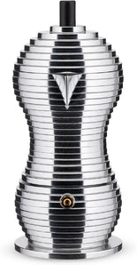 [RESIGILAT] Cafetiera Alessi Pulcina negru aluminiu 5,4x14,5x33,5 cm