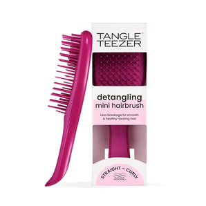 Tangle Teezer Ultimate Detangler Mic – Perie Descurcare pentru Păr Umed & Uscat – Potrivită pentru Toate Tipurile de Păr, Copii și Călătorii – Zmeură Roz