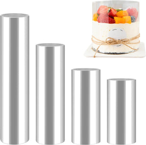 [RESIGILAT] ZEFAN Guler Reutilizabil Tort, 4 Role, Acetat Transparent 20 cm