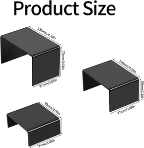 [RESIGILAT] Suporturi acrilice negre, 9 buc, pentru bijuterii, briose, figurine