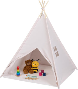[RESIGILAT] Cort joaca Relaxdays bej pentru copii 158x125x125 cm