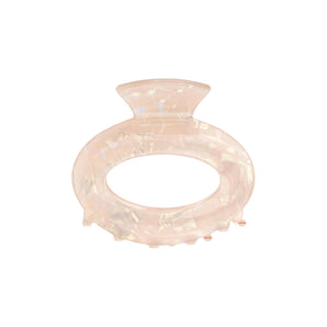 [RESIGILAT] Clipstar Rosy Bliss Agrafa de par medie Marmura roz
