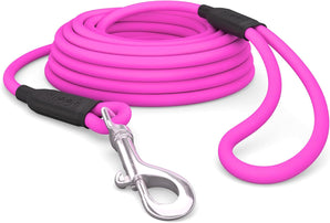 [RESIGILAT] Lesa Recall 5 m, impermeabila, pentru caini, roz, pana la 35 kg